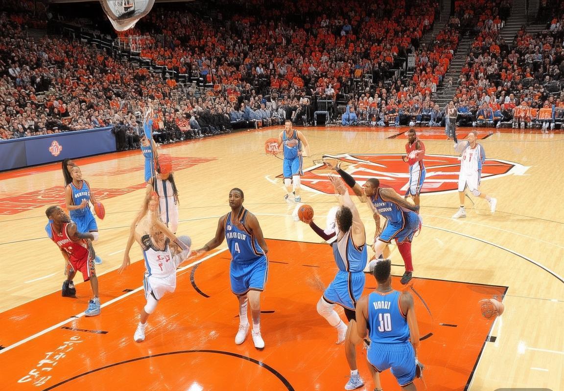 篮球巅峰对决：火箭VS雷霆 战术后仰解析(图3)